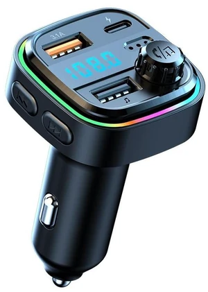 New Multi-Functional Vehicle-Mounted Bluetooth Mp3 Player Car FM Transmitter Hands-Free Calling PD Fast Charger New Multi-Functional Vehicle-Mounted Bluetooth Mp3 Player Car FM Transmitter Hands-Free Calling PD Fast Charger
