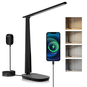 HWT-H2 LED Desk Lamp, Eye-Caring Full Spectrum, USB Charging | CRI94 Full Spectrum Eye-Caring Light, Low Blue Light, 4 Color Modes, USB-A & USB-C Charging, Foldable Touch Control HWT-H2 LED Desk Lamp, Eye-Caring Full Spectrum, USB Charging | CRI94 Full Spectrum Eye-Caring Light, Low Blue Light, 4 Color Modes, USB-A & USB-C Charging, Foldable Touch Control