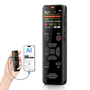 Digital Voice Recorder 128GB AI Transcribe & Summarize Note Taker | Voice Activated Recorder with Playback, Portable Audio Recorder & Tape Recorder for Meetings Lectures, OTG Support Digital Voice Recorder 128GB AI Transcribe & Summarize Note Taker | Voice Activated Recorder with Playback, Portable Audio Recorder & Tape Recorder for Meetings Lectures, OTG Support