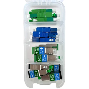 - Bulkhead Fiber Optic Adapter Kit - 4 Piece Fiber Adapter Kit for SCUPC, SCAPC & LC to SC Cable Conversion - Fiber Optic Connector Kit for Fiber Conversion - Bulkhead Fiber Optic Adapter Kit - 4 Piece Fiber Adapter Kit for SCUPC, SCAPC & LC to SC Cable Conversion - Fiber Optic Connector Kit for Fiber Conversion