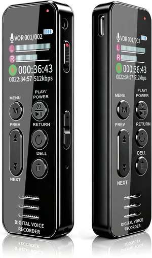 Digital Voice Recorder HD Audio Recording Easy Operation Smart Voice Recognition A-B Repeat Password Lock Voice Activated Rechargeable Dictaphone for Meeting Interview Lecture etc. (32, GB) Digital Voice Recorder HD Audio Recording Easy Operation Smart Voice Recognition A-B Repeat Password Lock Voice Activated Rechargeable Dictaphone for Meeting Interview Lecture etc. (32, GB)