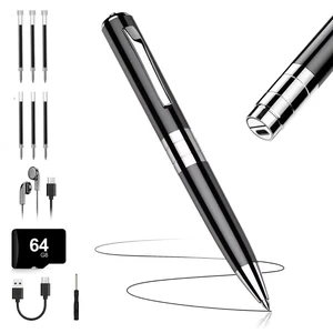 64GB Voice Recorder, AI DSP Noise Reduction, VOR Function, 15H Continuous Recording for Meetings, Lectures and Interviews 64GB Voice Recorder, AI DSP Noise Reduction, VOR Function, 15H Continuous Recording for Meetings, Lectures and Interviews