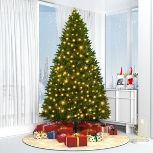 Premium 6FT Pre-Lit Classic Artificial Holiday Christmas Tree w/1,000 Branch Tips,250 LED Lights for Home,Office,Party Decoration Premium 6FT Pre-Lit Classic Artificial Holiday Christmas Tree w/1,000 Branch Tips,250 LED Lights for Home,Office,Party Decoration