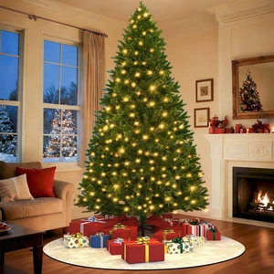 Premium 6FT Pre-Lit Classic Artificial Holiday Christmas Tree w/1,000 Branch Tips,250 LED Lights for Home,Office,Party Decoration Premium 6FT Pre-Lit Classic Artificial Holiday Christmas Tree w/1,000 Branch Tips,250 LED Lights for Home,Office,Party Decoration