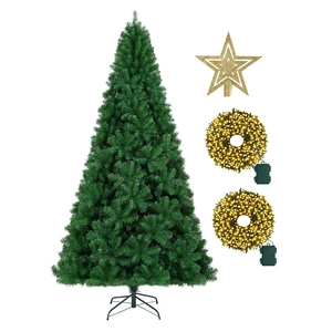 6ft Premium Artificial Holiday Christmas Tree w/ 1005 Branch Tips1pcs Tree top Star 200 Led Battery Operated String Lights,for Home Festival Celebration Perfect Choice for Xmas Decoration 6ft Premium Artificial Holiday Christmas Tree w/ 1005 Branch Tips1pcs Tree top Star 200 Led Battery Operated String Lights,for Home Festival Celebration Perfect Choice for Xmas Decoration