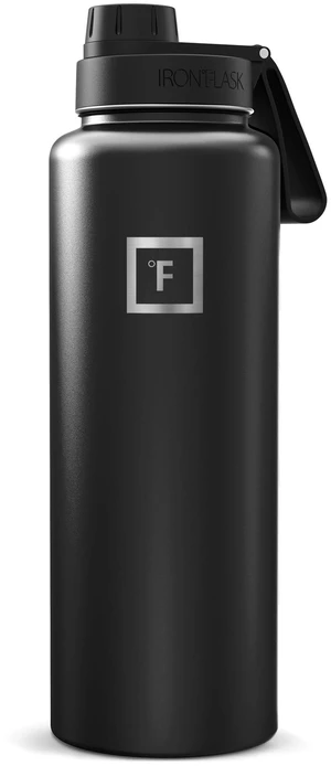 40 oz Wide Mouth Water Bottle with Spout | Insulated Stainless Steel Sports Water Bottle with Leakproof Spout Lid - BPA Free, Cold 24 Hrs, Sweat Free (Midnight Black) 40 oz Wide Mouth Water Bottle with Spout | Insulated Stainless Steel Sports Water Bottle with Leakproof Spout Lid - BPA Free, Cold 24 Hrs, Sweat Free (Midnight Black)