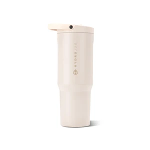 Sport 40 oz Insulated Stainless Steel Water Bottle, Cream | Triple wall insulated, circular flip straw, leak-resistant, swivel handle, removable rubber boot, BPA-free, dishwasher safe Sport 40 oz Insulated Stainless Steel Water Bottle, Cream | Triple wall insulated, circular flip straw, leak-resistant, swivel handle, removable rubber boot, BPA-free, dishwasher safe