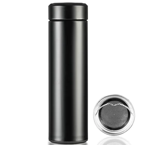 Insulated Water Bottle, 15 oz Stainless Steel Water Bottle, Black | As a tea bottle or coffee bottle, this double-wall vacuum-insulated metal water bottle keeps drinks hot 12 hrs, cold 24 hrs. Insulated Water Bottle, 15 oz Stainless Steel Water Bottle, Black | As a tea bottle or coffee bottle, this double-wall vacuum-insulated metal water bottle keeps drinks hot 12 hrs, cold 24 hrs.