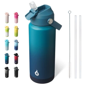 24oz Insulated Water Bottle, Stainless Steel Bottle with Straw Lid | Soft Silicone Nozzle, Keep Cold & Hot, Leak-Proof BPA-Free Metal Bottle with Flex Handle for Travel, Gym & Everyday Hydration 24oz Insulated Water Bottle, Stainless Steel Bottle with Straw Lid | Soft Silicone Nozzle, Keep Cold & Hot, Leak-Proof BPA-Free Metal Bottle with Flex Handle for Travel, Gym & Everyday Hydration