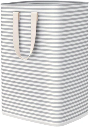 75L Large Collapsible Laundry Basket with Extended Handles, Foldable Waterproof Laundry Hamper, Tall Freestanding Dirty Clothes Basket for Bedroom, Bathroom & College Dorm, Gray 75L Large Collapsible Laundry Basket with Extended Handles, Foldable Waterproof Laundry Hamper, Tall Freestanding Dirty Clothes Basket for Bedroom, Bathroom & College Dorm, Gray