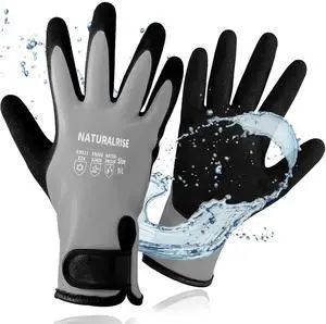 100% Waterproof Gloves for Men & Women,Winter Work Gloves for Cold Weather,Waterproof Work Gloves with Grip,Winter Freezer Gloves for Working,Gardening, Fishing, Construction Worker (Grey,Medium) 100% Waterproof Gloves for Men & Women,Winter Work Gloves for Cold Weather,Waterproof Work Gloves with Grip,Winter Freezer Gloves for Working,Gardening, Fishing, Construction Worker (Grey,Medium)