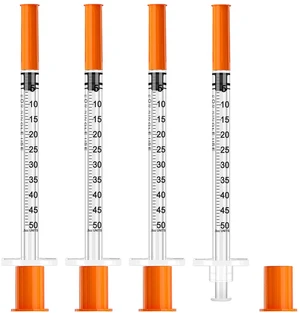 0.5mL 31G 8mm syringe with needle, individually packaged, pack of 10 0.5mL 31G 8mm syringe with needle, individually packaged, pack of 10