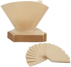 Coffee Filters 4 Cone Paper, 100 Count Unbleached-Disposable Pour Over Coffee Filter for Drip Coffee Maker, Coffee Paper Filters 8-12 Cup, Cone Coffee Filters 04 Coffee Filters 4 Cone Paper, 100 Count Unbleached-Disposable Pour Over Coffee Filter for Drip Coffee Maker, Coffee Paper Filters 8-12 Cup, Cone Coffee Filters 04