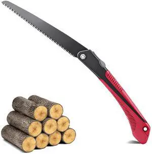 Folding Saw, 10inch Hand Saw for Wood Cutting and Pruning Saw | Sharp High Carbon Steel Blade, Triple Cut Teeth for Tree Pruning and Wood Cutting, Foldable, Safe Outdoor Camp Gear Folding Saw, 10inch Hand Saw for Wood Cutting and Pruning Saw | Sharp High Carbon Steel Blade, Triple Cut Teeth for Tree Pruning and Wood Cutting, Foldable, Safe Outdoor Camp Gear