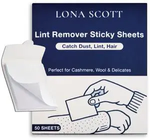 Lint Remover & Lint Roller in a Pad - Travel Friendly for Clothes, Travel, Pet Hair Remover, Dust Remover & Dandruff Remover Lint Remover & Lint Roller in a Pad - Travel Friendly for Clothes, Travel, Pet Hair Remover, Dust Remover & Dandruff Remover