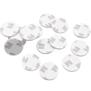 Double Sided Adhesive Pads,Round Sticky Pads Heavy Duty,Strong Mounting Tape,Pre-Cut Foam Pads, Waterproof for Walls Picture, Car, Home, Office (2 x 25mm) Double Sided Adhesive Pads,Round Sticky Pads Heavy Duty,Strong Mounting Tape,Pre-Cut Foam Pads, Waterproof for Walls Picture, Car, Home, Office (2 x 25mm)