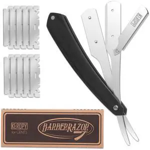 Black Wooden Handle Shavette Straight Razor | professional straight razor, Traditional Shavette Black Wooden Handle Shavette Straight Razor | professional straight razor, Traditional Shavette