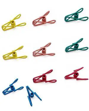 10 Pack Multipurpose Chip Bag Clips Food Sealing Clips | for Kitchen Snack, Sealing Clothes Pins, for Laundry, Hanging Clothes, Closet Organization 10 Pack Multipurpose Chip Bag Clips Food Sealing Clips | for Kitchen Snack, Sealing Clothes Pins, for Laundry, Hanging Clothes, Closet Organization