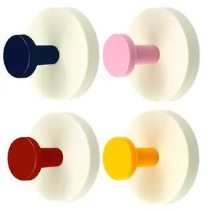 Suction Cup Hooks Adhesive Wall No Damage Extra Sticky Storage Hooks - Holds Heavy Duty for Towel, Shower, Coat & Bathroom Door,Wardrobe Door Hanger, 4 Pack (Red/Pink/Navy Blue/Yellow) Suction Cup Hooks Adhesive Wall No Damage Extra Sticky Storage Hooks - Holds Heavy Duty for Towel, Shower, Coat & Bathroom Door,Wardrobe Door Hanger, 4 Pack (Red/Pink/Navy Blue/Yellow)