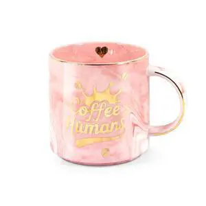 "CoffeeHuman" Ceramic coffee Mug - Funny Novelty Gift for Moms, Friends, Teachers & Coworkers - 13oz Adorable Pink Cup for Birthdays, Holidays & Daily Use - Cute for Women, Teens & Coffee Lovers "CoffeeHuman" Ceramic coffee Mug - Funny Novelty Gift for Moms, Friends, Teachers & Coworkers - 13oz Adorable Pink Cup for Birthdays, Holidays & Daily Use - Cute for Women, Teens & Coffee Lovers