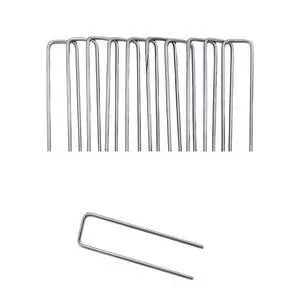 Atlantic Stainless Steel Landscape Staples Garden Stakes. (4"-Square-10pcs) Atlantic Stainless Steel Landscape Staples Garden Stakes. (4"-Square-10pcs)