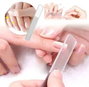Crystal Polish Glass Nail Files Manicure Set, Upgrade Nail Buffers, Nano Glass Nail Shiner, Professional Pedicure Files - Best Glass Nail Files for Natural Nails, 9cm, 2 Pack - Clear Crystal Polish Glass Nail Files Manicure Set, Upgrade Nail Buffers, Nano Glass Nail Shiner, Professional Pedicure Files - Best Glass Nail Files for Natural Nails, 9cm, 2 Pack - Clear