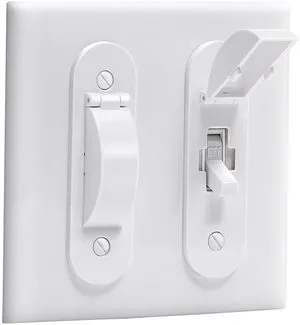 Wall Switch Guard, Child Proof Light Switch Cover Guard | Toggle Style | Light Switch Protection | Keep Toggle Switch in On or Off Position | 1 Pack, White Wall Switch Guard, Child Proof Light Switch Cover Guard | Toggle Style | Light Switch Protection | Keep Toggle Switch in On or Off Position | 1 Pack, White