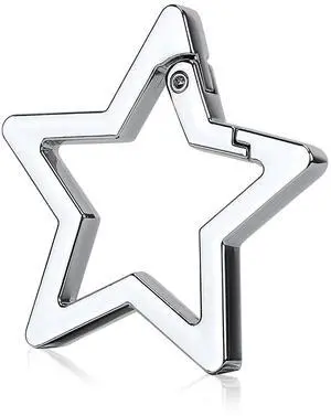 Shaped Carabiner, Star Carabiner Clip for Keys Wallets Zinc Alloy Pentagram Carabiner Star Keychain Clasp Key Chain Charms for Camping Fishing Hiking Outdoor Accessories Shaped Carabiner, Star Carabiner Clip for Keys Wallets Zinc Alloy Pentagram Carabiner Star Keychain Clasp Key Chain Charms for Camping Fishing Hiking Outdoor Accessories