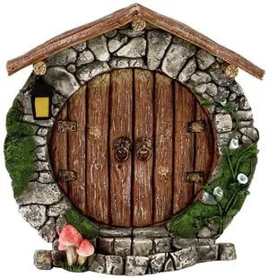 Fairy Garden Doors and Windows for Trees Miniature Fairy Gnome, Statues Wall and Trees Outdoor Wooden Doors and Windows in The Yard Garden Sculptures and Statues Outdoor Statues Fairy Garden Doors and Windows for Trees Miniature Fairy Gnome, Statues Wall and Trees Outdoor Wooden Doors and Windows in The Yard Garden Sculptures and Statues Outdoor Statues