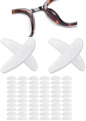 60Pack Fit for RayBan Meta Wayfarer Nose Pads,Adhesive NosePads for Glasses | Anti Slip,Clear Stick On Silicone Nose Pads for Ray-Ban Meta Gen 2 Smart Glasses Nose Pads,Thickness 1mm.Translucent. 60Pack Fit for RayBan Meta Wayfarer Nose Pads,Adhesive NosePads for Glasses | Anti Slip,Clear Stick On Silicone Nose Pads for Ray-Ban Meta Gen 2 Smart Glasses Nose Pads,Thickness 1mm.Translucent.