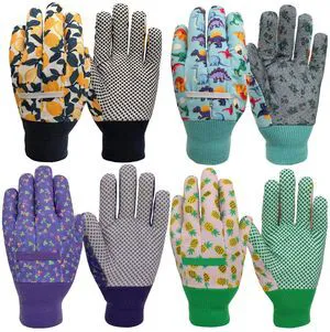 MSUPSAV 4 Pairs Gardening Gloves,Garden Glove Children,Gifts,Age3-4,Small | For Picking,Yard Work,Digging,Weeding,Planting,Pruning,Canvas,Cute Floral Pattern,Anti-slip Dotted Palm,Soft Knit Wrist MSUPSAV 4 Pairs Gardening Gloves,Garden Glove Children,Gifts,Age3-4,Small | For Picking,Yard Work,Digging,Weeding,Planting,Pruning,Canvas,Cute Floral Pattern,Anti-slip Dotted Palm,Soft Knit Wrist