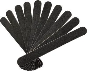 Nail Files, Double-Sided Emery Boards, Black, Pack of 10 Nail Files, Double-Sided Emery Boards, Black, Pack of 10