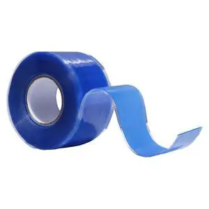 AIKESIWAY Self-Fusing Silicone Tape - No Adhesive Grip Tape for Bike Handlebar, Fishing Pole, Pull-Up Bar, Bicycle (Blue, 5 FT) AIKESIWAY Self-Fusing Silicone Tape - No Adhesive Grip Tape for Bike Handlebar, Fishing Pole, Pull-Up Bar, Bicycle (Blue, 5 FT)