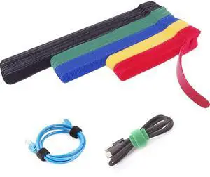 Luscinum 60Pack Reusable Fastening Cable Ties Cord Straps, | Multi-Purpose Adjustable Management Organizer Kit with Hook and Loop for Office Home TV Workshop PC Desk Luscinum 60Pack Reusable Fastening Cable Ties Cord Straps, | Multi-Purpose Adjustable Management Organizer Kit with Hook and Loop for Office Home TV Workshop PC Desk