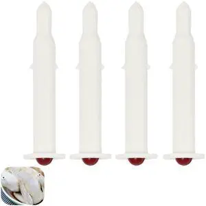 4 Pcs Turkey Temperature Meters, High-Temperature Resistance Meat Thermometer Turkey Temperature Poppers, Pop-Up Picnic Barbecue Thermometers Timers for Kitchen Outdoor 4 Pcs Turkey Temperature Meters, High-Temperature Resistance Meat Thermometer Turkey Temperature Poppers, Pop-Up Picnic Barbecue Thermometers Timers for Kitchen Outdoor
