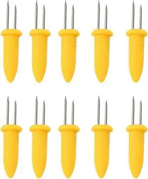 10 Pcs Corn Holders, Stainless Steel Corn Cob Holders Corn On The Cob For Bbq Fork Skewers Home Cooking Parties Camping for Home Cooking Parties Camping 10 Pcs Corn Holders, Stainless Steel Corn Cob Holders Corn On The Cob For Bbq Fork Skewers Home Cooking Parties Camping for Home Cooking Parties Camping