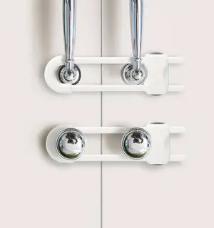 Baby Proofing Cabinets, Sliding Cabinet Locks for Babies, Adjustable U Shaped Baby Safety Locks, Childproof Cabinet Latch for Kitchen, Bathroom, Drawer, Cupboard Doors Knobs & Handles (2Pack White) Baby Proofing Cabinets, Sliding Cabinet Locks for Babies, Adjustable U Shaped Baby Safety Locks, Childproof Cabinet Latch for Kitchen, Bathroom, Drawer, Cupboard Doors Knobs & Handles (2Pack White)