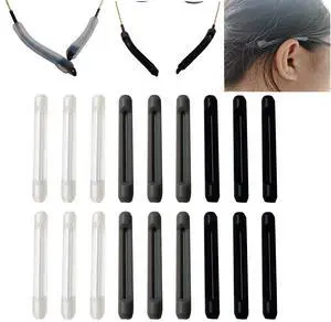 ZYYC 9 Pairs Soft Silicone Eyeglasses Temple Tips Sleeve Retainer | Anti-Slip Elastic Comfort Glasses Retainers For Spectacle Reading Glasses Sunglasses Eyewear3 Colors ZYYC 9 Pairs Soft Silicone Eyeglasses Temple Tips Sleeve Retainer | Anti-Slip Elastic Comfort Glasses Retainers For Spectacle Reading Glasses Sunglasses Eyewear3 Colors