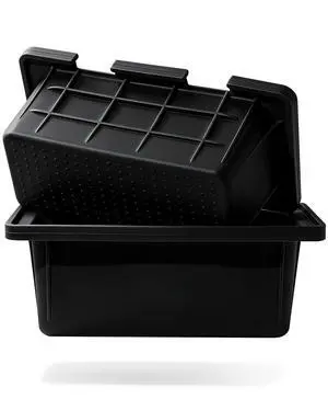 Matchwaves 2Pack Silicone Drip Pan Liners for Blackstone Griddle 17 22 28 36 Inch, Reusable Grease Cup Liner, Grease Catcher, Grease Tray Insert for Blackstone Griddle Accessories, Black Matchwaves 2Pack Silicone Drip Pan Liners for Blackstone Griddle 17 22 28 36 Inch, Reusable Grease Cup Liner, Grease Catcher, Grease Tray Insert for Blackstone Griddle Accessories, Black