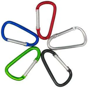 D Ring Carabiners Clip D Shape Spring Loaded Gate Small Keychain Carabiner Clip Set Outdoor Camping Lock Snap Hooks Spring Link Key Chain Durable Improved5pcs D Ring Carabiners Clip D Shape Spring Loaded Gate Small Keychain Carabiner Clip Set Outdoor Camping Lock Snap Hooks Spring Link Key Chain Durable Improved5pcs