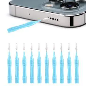 10pcs Cell Phone Charging Port Cleaner Brushes for Apple | Anti-Clogging Small Mini Cleaning Tools Kit Speaker Charger Receiver Earphone Tablets Headphones Accessories Supplies Blue 10pcs Cell Phone Charging Port Cleaner Brushes for Apple | Anti-Clogging Small Mini Cleaning Tools Kit Speaker Charger Receiver Earphone Tablets Headphones Accessories Supplies Blue