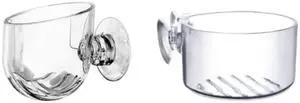 2Pcs Aquarium Plant Pot, Glass Fish Tank Plants Holder Aquarium Planter, Aquarium Decoration Plants Cup with Suction Cups for Fish Tank Ornament Aquarium Décor Plastic Plants, Small, Transparent 2Pcs Aquarium Plant Pot, Glass Fish Tank Plants Holder Aquarium Planter, Aquarium Decoration Plants Cup with Suction Cups for Fish Tank Ornament Aquarium Décor Plastic Plants, Small, Transparent
