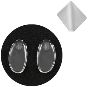 BEHLINE Eyeglass Nose Pads Replacement for Frameless Glasses Eye Glasses and Eyewear Frames,Soft Silicone Plug in Eye Glasses Parts Push in Nose Piece,Clear Repair Kit BEHLINE Eyeglass Nose Pads Replacement for Frameless Glasses Eye Glasses and Eyewear Frames,Soft Silicone Plug in Eye Glasses Parts Push in Nose Piece,Clear Repair Kit