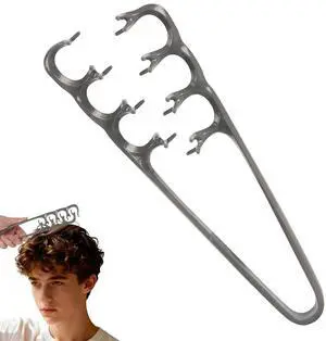Holifada Texture Combs for Men and Women,Volumizing Wide & Fine Tooth Hair Styling Comb,Anti-Frizz Fluffy Hairbrush,Curly Hair Comb for Fluffy Volume,Suitable for All Hair Types (Grey) Holifada Texture Combs for Men and Women,Volumizing Wide & Fine Tooth Hair Styling Comb,Anti-Frizz Fluffy Hairbrush,Curly Hair Comb for Fluffy Volume,Suitable for All Hair Types (Grey)