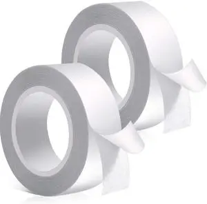16 Feet Double Sided Fashion Body Tape, Clear Fabric Double Sided Beauty Clothing Tape for Clothes Dress Wedding Prom Lingerie(2) 16 Feet Double Sided Fashion Body Tape, Clear Fabric Double Sided Beauty Clothing Tape for Clothes Dress Wedding Prom Lingerie(2)