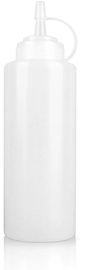12 oz Semi-Transparent Soft Plastic Condiment Squeeze Bottle, Leak-Proof, Plastic Squirt Bottles for Sauce, Syrup, and Oil 12 oz Semi-Transparent Soft Plastic Condiment Squeeze Bottle, Leak-Proof, Plastic Squirt Bottles for Sauce, Syrup, and Oil