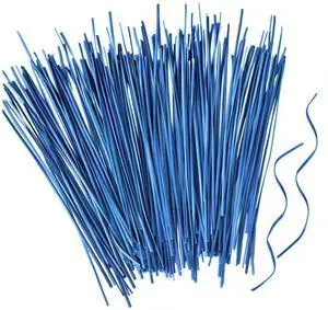 200 Pcs 6" Garden Plastic Plant Twist Ties Reusable Blue Cable Ties for Climbing Plant Support, Christmas Tree, Bags, Gardening Activity.(Blue) 200 Pcs 6" Garden Plastic Plant Twist Ties Reusable Blue Cable Ties for Climbing Plant Support, Christmas Tree, Bags, Gardening Activity.(Blue)
