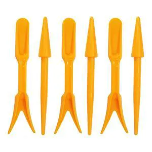 6PCS Mini Garden Hand Succulent Transplanting Tools Set, Plastic Seedling Dibber and Digging Tools for Indoor Gardening, Home Plant Care, Repotting, Lawn Maintenance(Yellow) 6PCS Mini Garden Hand Succulent Transplanting Tools Set, Plastic Seedling Dibber and Digging Tools for Indoor Gardening, Home Plant Care, Repotting, Lawn Maintenance(Yellow)