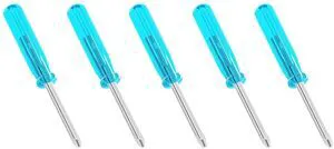 5 Pcs Mini Phillips Screwdriver, 2mm Cross Head, 45mm, Blue | 1.77" Total Length, Non-slip Handle, Non-magnetic for Small Appliances 5 Pcs Mini Phillips Screwdriver, 2mm Cross Head, 45mm, Blue | 1.77" Total Length, Non-slip Handle, Non-magnetic for Small Appliances