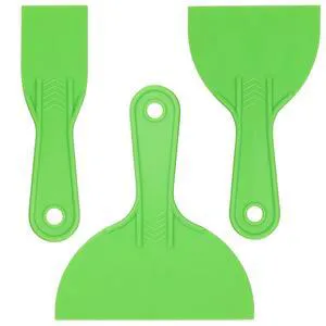 Plastic Putty Knife Set, 3 Pack 2", 4", 6" Flexible Scrapers | Flexible Plastic, 2/4/6 In Sizes, For Spackling, Drywall, Wallpaper, Paint Removal, And Home Repair Plastic Putty Knife Set, 3 Pack 2", 4", 6" Flexible Scrapers | Flexible Plastic, 2/4/6 In Sizes, For Spackling, Drywall, Wallpaper, Paint Removal, And Home Repair